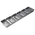 Focus Foodservice FocusFoodService 906925 5.63 in. x 3.13 in. 6 Pan Strapped Bread Pan Set 906925